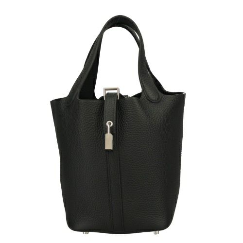 エルメス ピコタン・ロック18 PM トリヨンクレマンス シルバー金具 B 