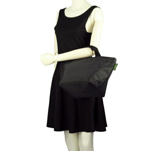 エルベシャプリエ ハンドバッグ トートバッグ レディース ナイロン舟型トートM ブラック Herve Chapelier 1027N 09 NOIR/09 NOIR