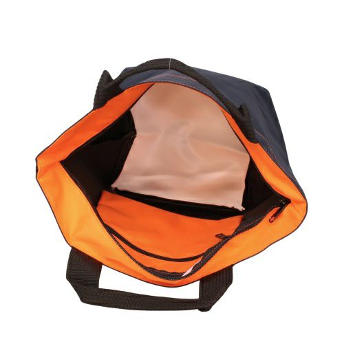 エルベシャプリエ ハンドバッグ トートバッグ レディース ナイロン舟型トートM ネイビー Herve Chapelier 1027N 19 Marine/36 Mandarine