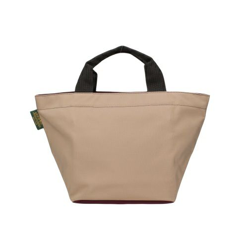 エルベシャプリエ ハンドバッグ トートバッグ レディース ナイロン舟型トートM ベージュ Herve Chapelier 1027N 63 Mastic/24 Aubergine
