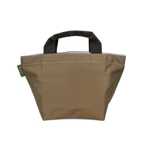 エルベシャプリエ ハンドバッグ トートバッグ レディース ナイロン舟型トートM ブラウン Herve Chapelier 1027N 64 Taupe/10 Bleuet