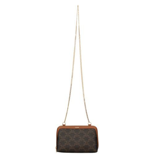 セリーヌ ショルダーバッグ レディース トリオンフ ブラウン CELINE 10E382CBX 04LU TAN