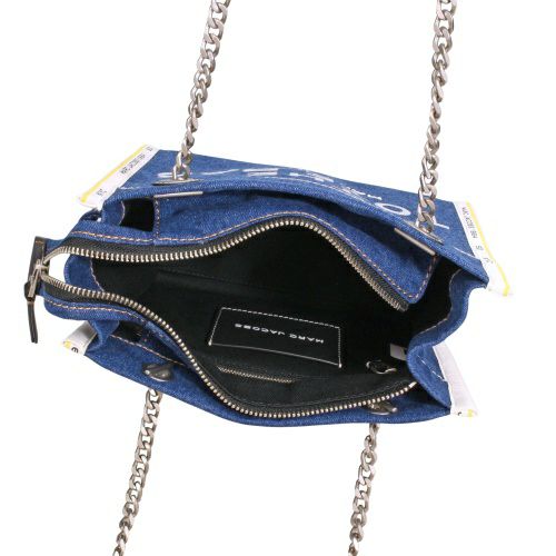 マークジェイコブス ショルダーバッグ レディース ザ デニム チェーン トート バッグ スモール ブルー Marc Jacobs 2F4HTT029H05 473 DARK WASH