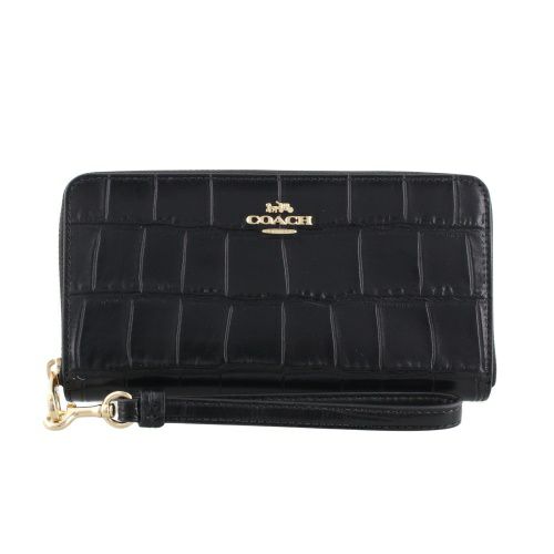 コーチ アウトレット 長財布 レディース ロング ジップ アラウンド ウォレット ブラック COACH OUTLET CT083 IMBLK