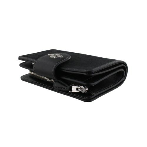 コーチ アウトレット 二つ折り財布 レディース ミディアム コーナー ジップ ウォレット・シグネチャー ジャカード ブラック COACH OUTLET CU402 SBKBK