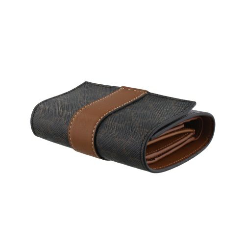 セリーヌ 三つ折り財布 レディース スモール トリフォールドウォレット トリオンフ ブラウン CELINE 10D572BZ9 04LU TAN