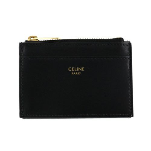 セリーヌ 三つ折り財布 レディース コイン入れ付きコンパクトウォレット トリオンフ ブラック CELINE 10I653DPV 38NO BLACK