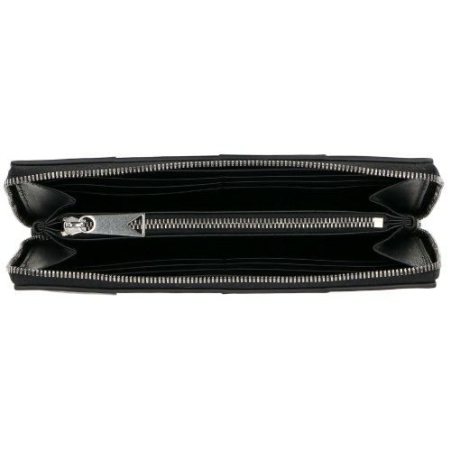 ボッテガヴェネタ 長財布 メンズ カセット ジップアラウンドウォレット ブラック BOTTEGA VENETA 649607 VBWD2 8803