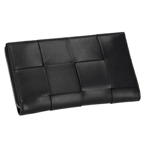 ボッテガヴェネタ 長財布 メンズ カセット ジップアラウンドウォレット ブラック BOTTEGA VENETA 649607 VBWD2 8803