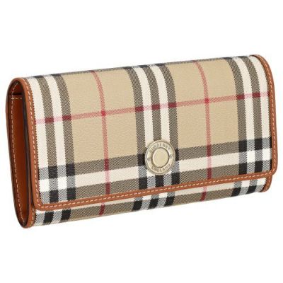 バーバリー 長財布 レディース ハルトン ヴィンテージチェック ベージュ BURBERRY 8094421 ARCHIVE BEIGE