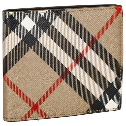 バーバリー 二つ折り財布 メンズ シーシービル バーバリーチェック