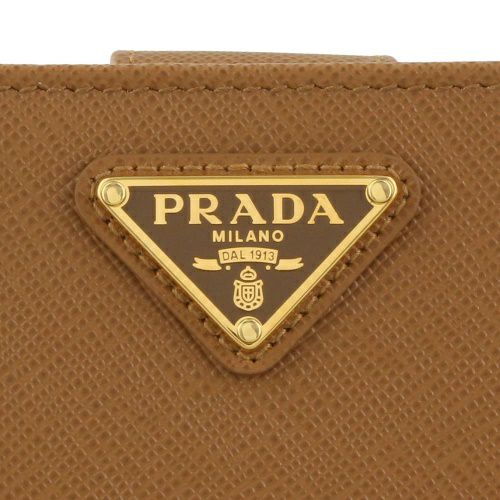 PRADA プラダ ラウンドファスナー 二つ折り財布 コンパクト財布