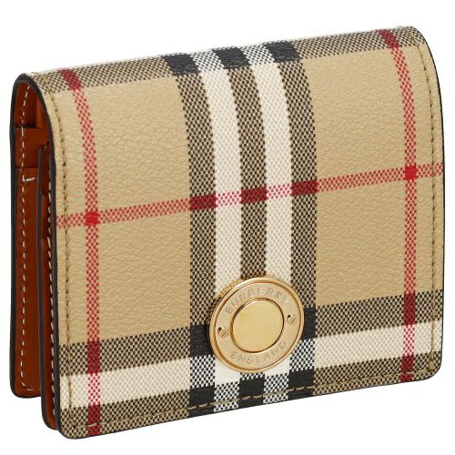 BURBERRY バーバリー 二つ折り財布 レディース チェック ベージュ  