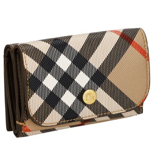 バーバリー 三つ折り財布 コンパクト財布 レディース ヴィンテージチェック ベージュ BURBERRY 8095291