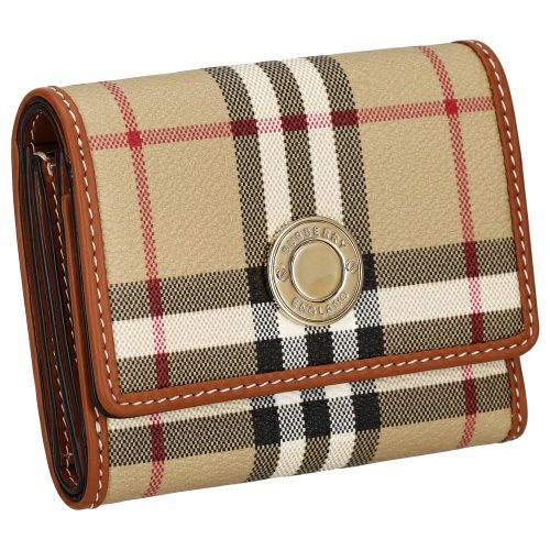 バーバリー 三つ折り財布 コンパクト財布 レディース ベージュ BURBERRY 8094423 ARCHIVE BEIGE