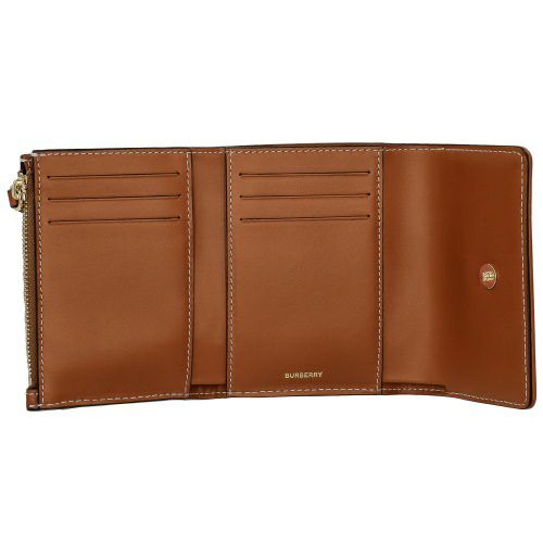 バーバリー 三つ折り財布 コンパクト財布 レディース ベージュ BURBERRY 8094423 ARCHIVE BEIGE