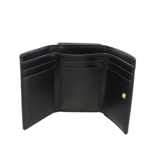マークジェイコブス 三つ折り財布 コンパクト財布 レディース ザ レザー アイテムズ ブラック Marc Jacobs 2R4SMP006S02 001 BLACK