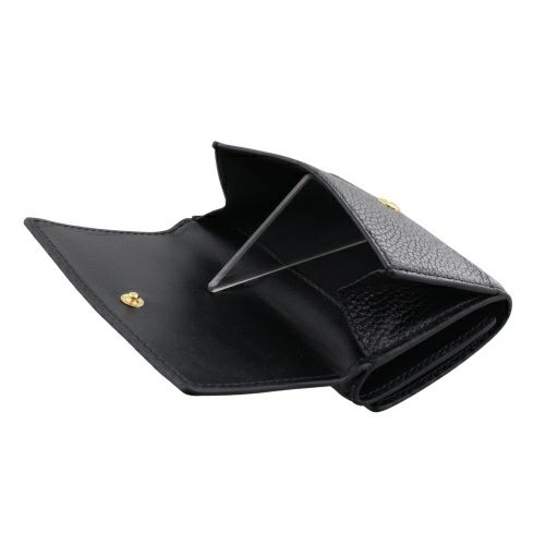 マークジェイコブス 三つ折り財布 コンパクト財布 レディース ザ レザー アイテムズ ブラック Marc Jacobs 2R4SMP006S02 001 BLACK