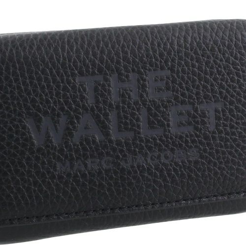 マークジェイコブス 三つ折り財布 コンパクト財布 レディース ザ レザー アイテムズ ブラック Marc Jacobs 2R4SMP006S02 001 BLACK