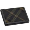 バーバリー 名刺入れ カードケース メンズ フリント ジャガード ブラック BURBERRY 8099817 SHADOW