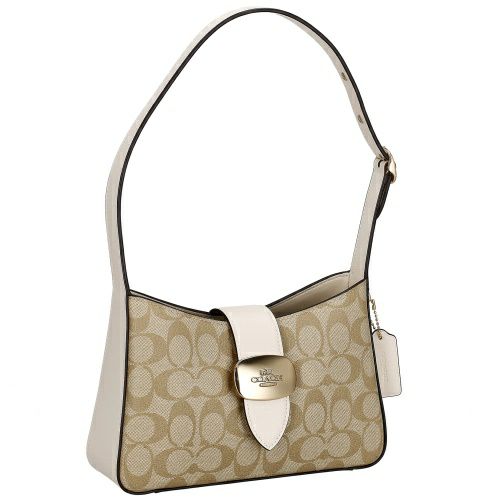 コーチ アウトレット ショルダーバッグ レディース ベージュ COACH OUTLET CP005 IMDQC ライトカーキ チョーク