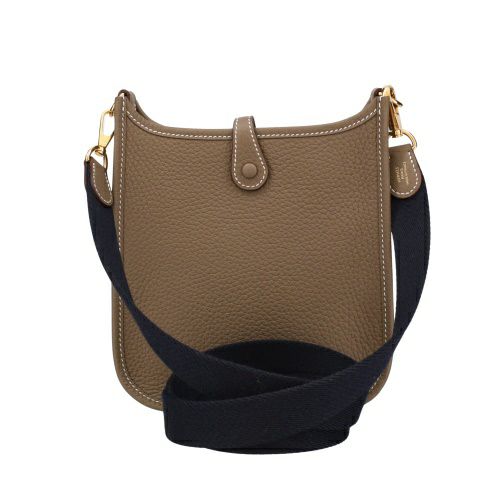 エルメス エブリンTPM エトゥープ アマゾン トリヨンクレマンス ゴールド金具 W刻印 ブラウン HERMES ショルダーバッグ レディース