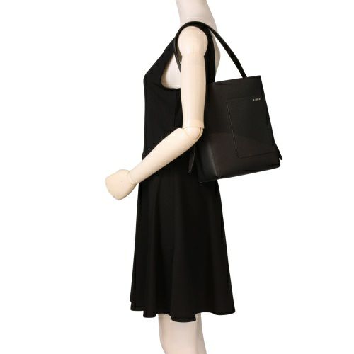 ヴァレクストラ ショルダーバッグ レディース バケットバッグ BUCKET SMALL ブラック Valextra WBSF0094028 NERO