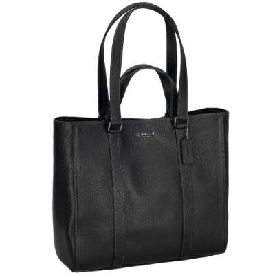 コーチ アウトレット トートバッグ メンズ ハドソン ダブル ハンドル トート ブラック COACH OUTLET CR390 QB/BK