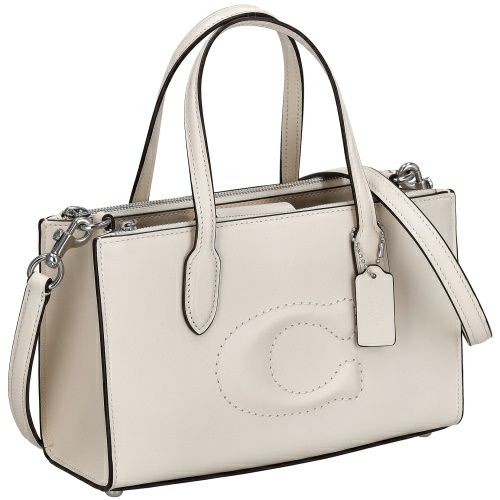 コーチ アウトレット トートバッグ ショルダーバッグ レディース ニーナ スモール トート バッグ ホワイト COACH OUTLET CW492 SV/HA