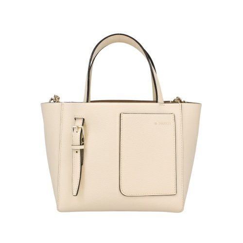 ヴァレクストラ ハンドバッグ レディース MICRO BUCKET W STRAP ホワイト Valextra WBSF0090028 PERGAMENA