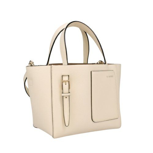ヴァレクストラ ハンドバッグ レディース MICRO BUCKET W STRAP ホワイト Valextra WBSF0090028 PERGAMENA