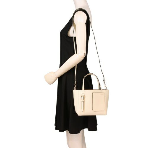 ヴァレクストラ ハンドバッグ レディース MICRO BUCKET W STRAP ホワイト Valextra WBSF0090028 PERGAMENA