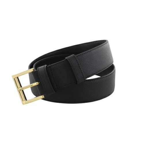プラダ ベルト レディース トライアングルロゴ サフィアーノ ブラック PRADA 1CC545 053 F0002 NERO