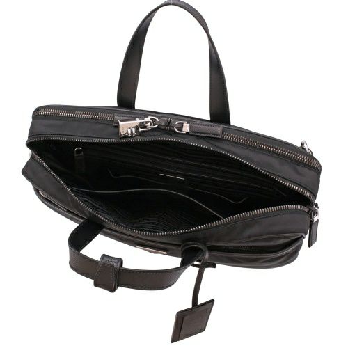 プラダ ビジネスバッグ メンズ トライアングルロゴ ブラック PRADA 2VE015 V XOO 2DMH F0002 NERO