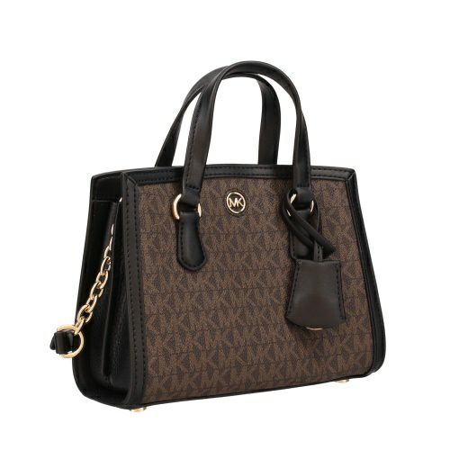 マイケルコース ハンドバッグ レディース シャンタル クロスボディ エクストラスモール MKシグネチャー CHANTAL XS CROSSBODY BAG ブラウン MICHAEL KORS 32R3G7CC0B BROWN/BLACK