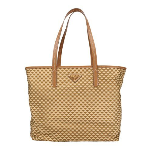 プラダ トートバッグ レディース トライアングルロゴ ブラウン PRADA 1BG552 V OOO 2HGX F098L CARAMEL