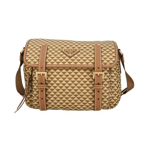 プラダ ショルダーバッグ レディース トライアングルロゴ ブラウン PRADA 1BD383 V OOO 2HGX F098L CARAMEL