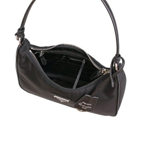 プラダ ショルダーバッグ レディース トライアングルロゴ ブラック PRADA 1N204M R064 F0002 NERO