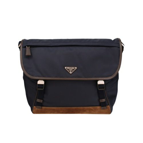 プラダ ショルダーバッグ メンズ トライアングルロゴ ネイビー PRADA 2VD052 V OYF 384 F0C1B BLU+CAFFE