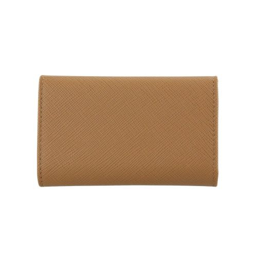 プラダ キーケース レディース トライアングルロゴ サフィアーノ ブラウン PRADA 1PG004 QHH F03BH CARAMEL 0