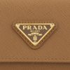プラダ キーケース レディース トライアングルロゴ サフィアーノ ブラウン PRADA 1PG004 QHH F03BH CARAMEL 0