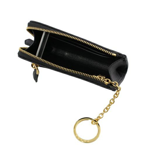 プラダ キーケース レディース トライアングルロゴ サフィアーノ ブラック PRADA 1PP122 QHH F0002 NERO