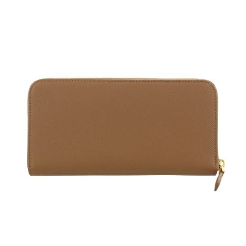 プラダ 長財布 レディース トライアングルロゴ サフィアーノ ブラウン PRADA 1ML506 QHH F03BH CARAMEL 0