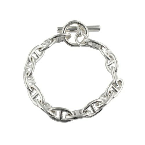 エルメス ブレスレット メンズ シェーヌダンクル GM シルバー HERMES H101672B 16コマ
