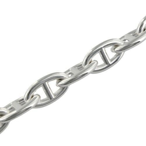 エルメス ブレスレット メンズ シェーヌダンクル GM シルバー HERMES H101672B 16コマ