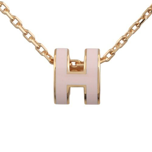 エルメス ネックレス レディース MINI POP H ピンク HERMES H147992FO ROSE DRAGEE/PGD