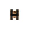 エルメス ピアス レディース MINI POP H ブラック HERMES H608002FO NOIR/PGD
