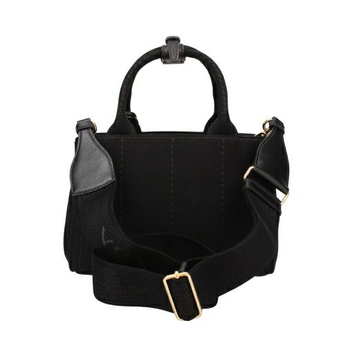 プラダ ハンドバッグ レディース カナパ CANAPA RICAMO ブラック PRADA 