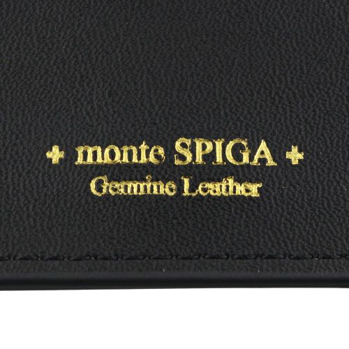 モンテスピガ カードケース 名刺入れ メンズ ブラック monte SPIGA MOSBHSD005BK BLACK