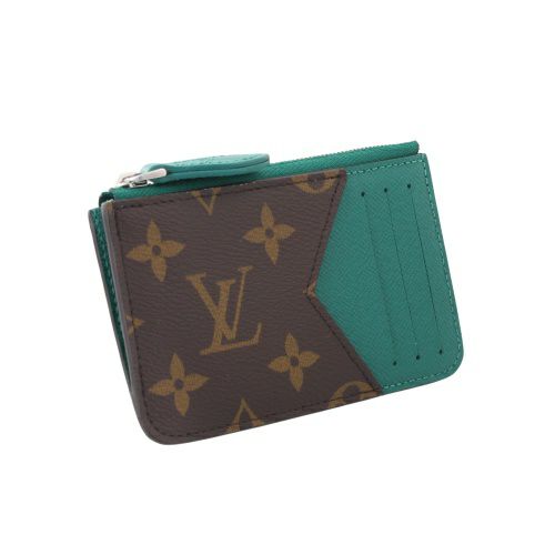 ルイヴィトン コインケース カードケース フラグメントケース レディース モノグラム ポルト カルト・ロミー グリーン LOUIS VUITTON M12383 ボルネオグリーン